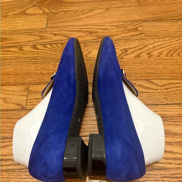 Brunate Women’s Italian Suede Loafers size 8 Royal Blue Preppy - Picture 6 of 7
